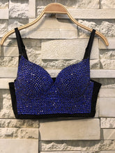 Load image into Gallery viewer, Corset Rhinestone Bra