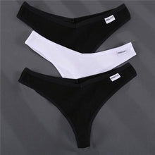 Load image into Gallery viewer, 3PCS G-string Thong Cotton Panties
