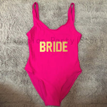 Load image into Gallery viewer, Bride Squad Swimsuit