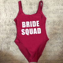 Load image into Gallery viewer, Bride Squad Swimsuit