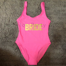 Load image into Gallery viewer, Bride Squad Swimsuit