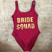 Load image into Gallery viewer, Bride Squad Swimsuit