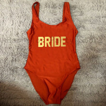 Load image into Gallery viewer, Bride Squad Swimsuit