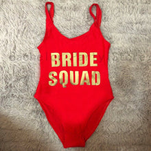 Load image into Gallery viewer, Bride Squad Swimsuit