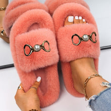 Load image into Gallery viewer, Anya Fur Slippers