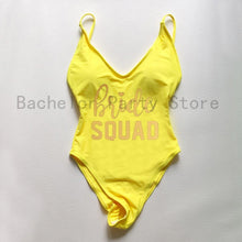 Load image into Gallery viewer, Bride Squad Swimsuits