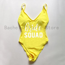 Load image into Gallery viewer, Bride Squad Swimsuits