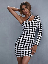 Load image into Gallery viewer, Ada Plaid Bodycon Dress
