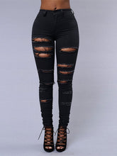 Load image into Gallery viewer, Leanna Distressed Denim Jeans
