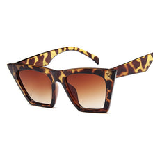 Load image into Gallery viewer, Square Luxury Cat Eye Sunglasses
