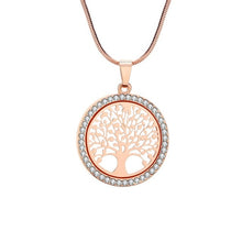 Load image into Gallery viewer, Hot Tree of Life Crystal Pendant Necklace
