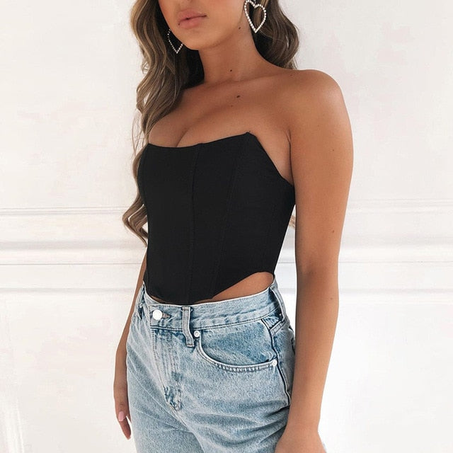 Sparks Fly Corset Crop Top