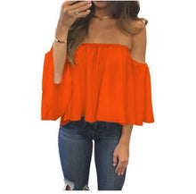 Load image into Gallery viewer, Steal My Sunshine Off Shoulder Top
