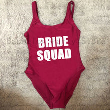 Load image into Gallery viewer, Bride Squad Swimsuit
