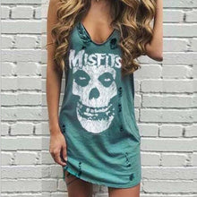 Load image into Gallery viewer, Skull Tank Dress
