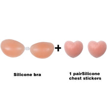 Load image into Gallery viewer, Silicone Adhesive Stick On Bra
