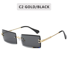 Load image into Gallery viewer, Rimless Retro Gradient Sunglasses
