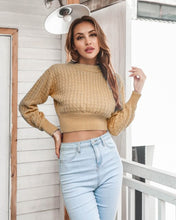 Load image into Gallery viewer, Poppy Cropped Sweater

